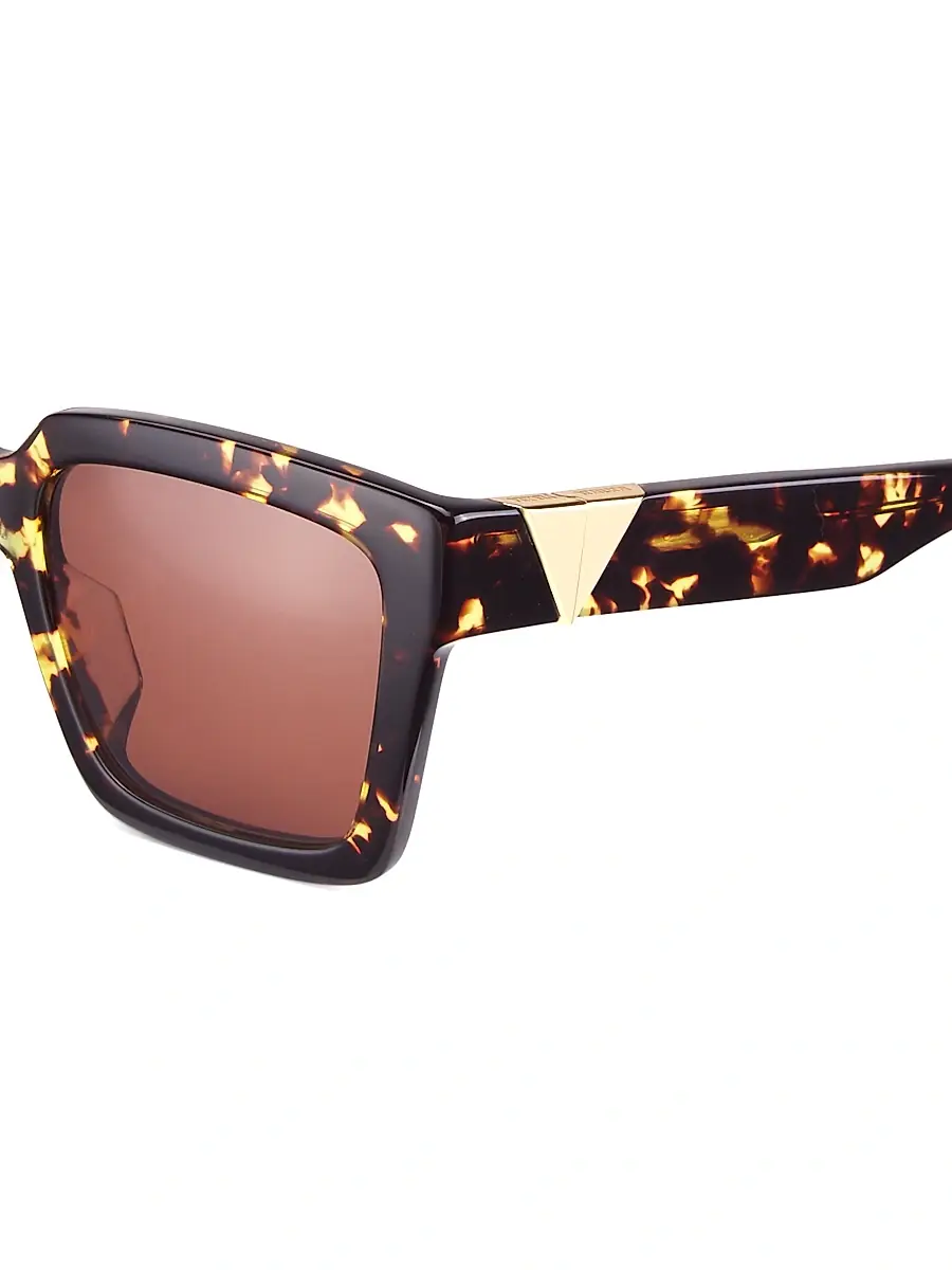 Bottega Veneta Women's Triangle Acetate 55MM Square Sunglasses | Thumbnail 3 Bottega Veneta Women's Triangle Acetate 55MM Square Sunglasses | Thumbnail 3