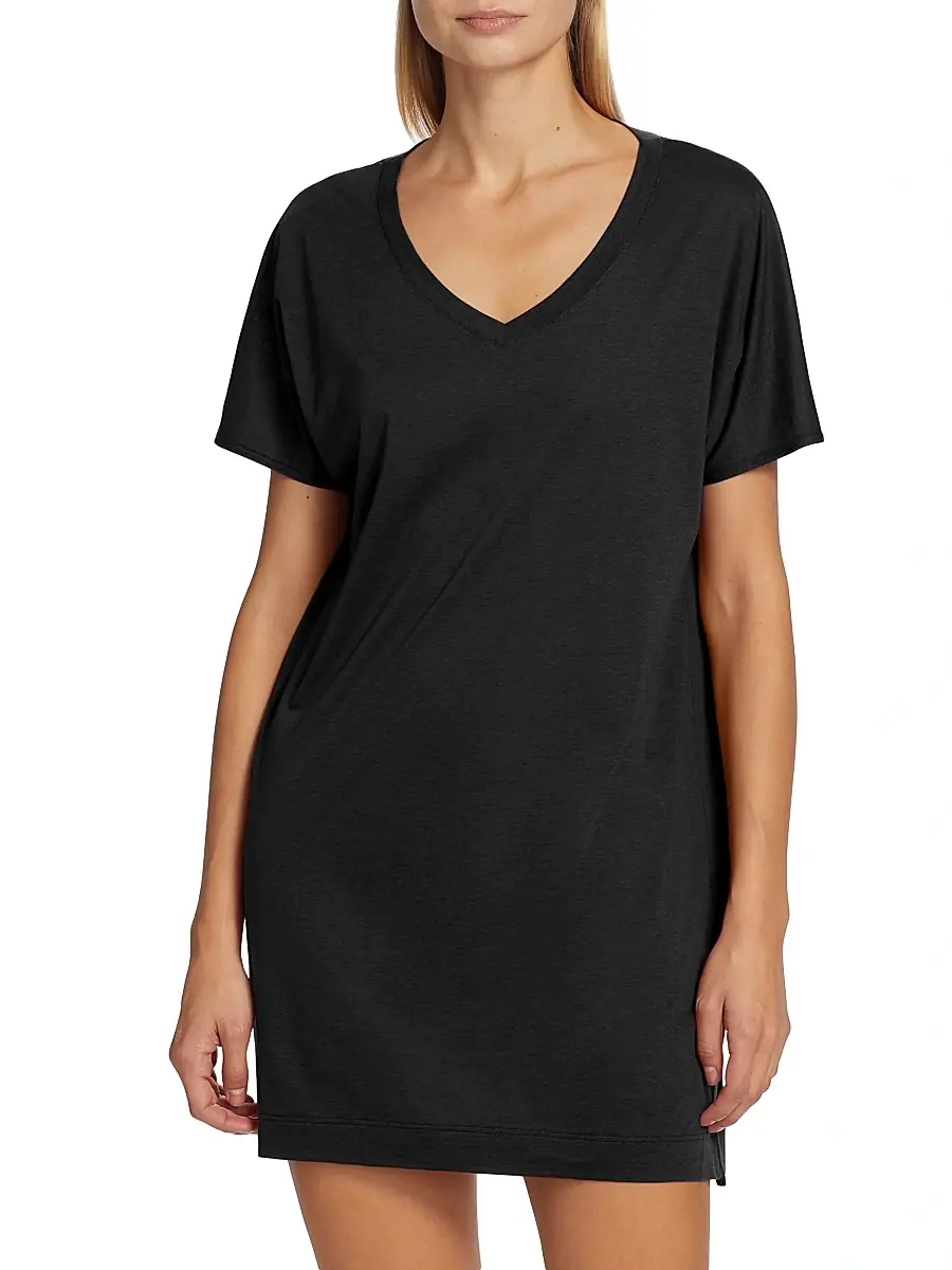 Hanro Women's Laura Short-Sleeve Shirt | Thumbnail 3 Hanro Women's Laura Short-Sleeve Shirt | Thumbnail 3