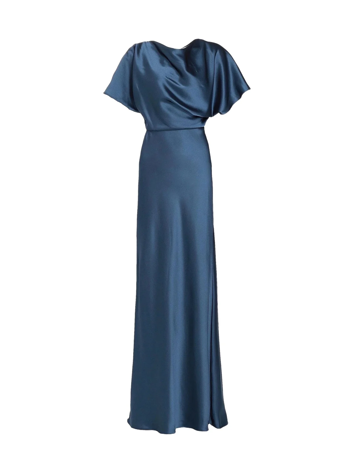 Women's Draped Satin Gown Women's Draped Satin Gown
