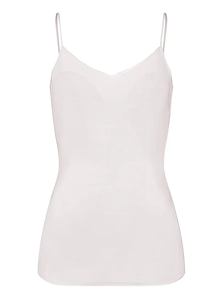 Hanro Women's Seamless & Padded Spaghetti-Strap Cotton Cami