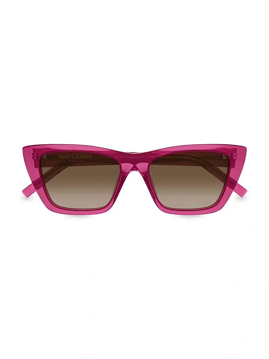 Saint Laurent Women's Mica 55MM Acetate Cat-Eye Sunglasses | Thumbnail 3 Saint Laurent Women's Mica 55MM Acetate Cat-Eye Sunglasses | Thumbnail 3