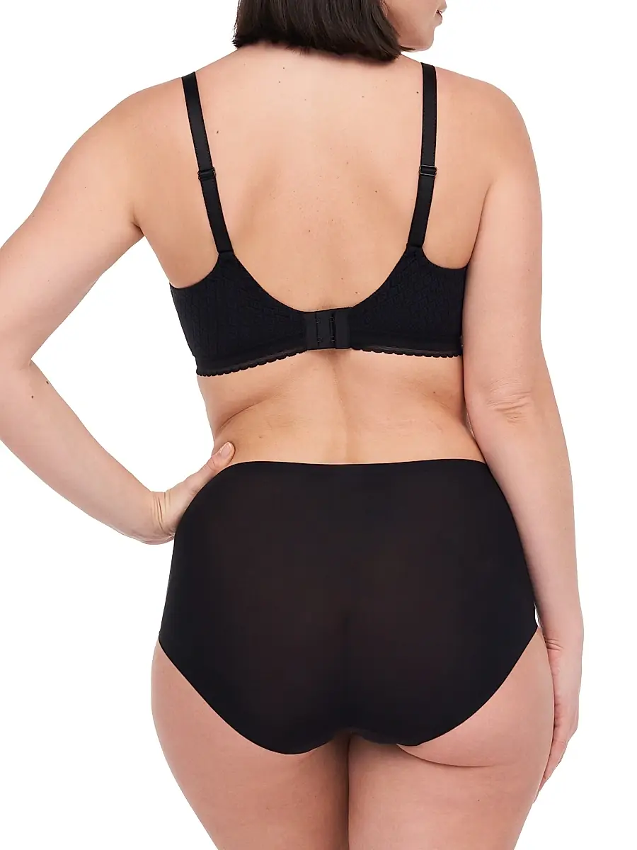 Chantelle Women's Lucie Stretch-Lace Memory Foam Demi Bra - Black | Thumbnail 4 Chantelle Women's Lucie Stretch-Lace Memory Foam Demi Bra - Black | Thumbnail 4