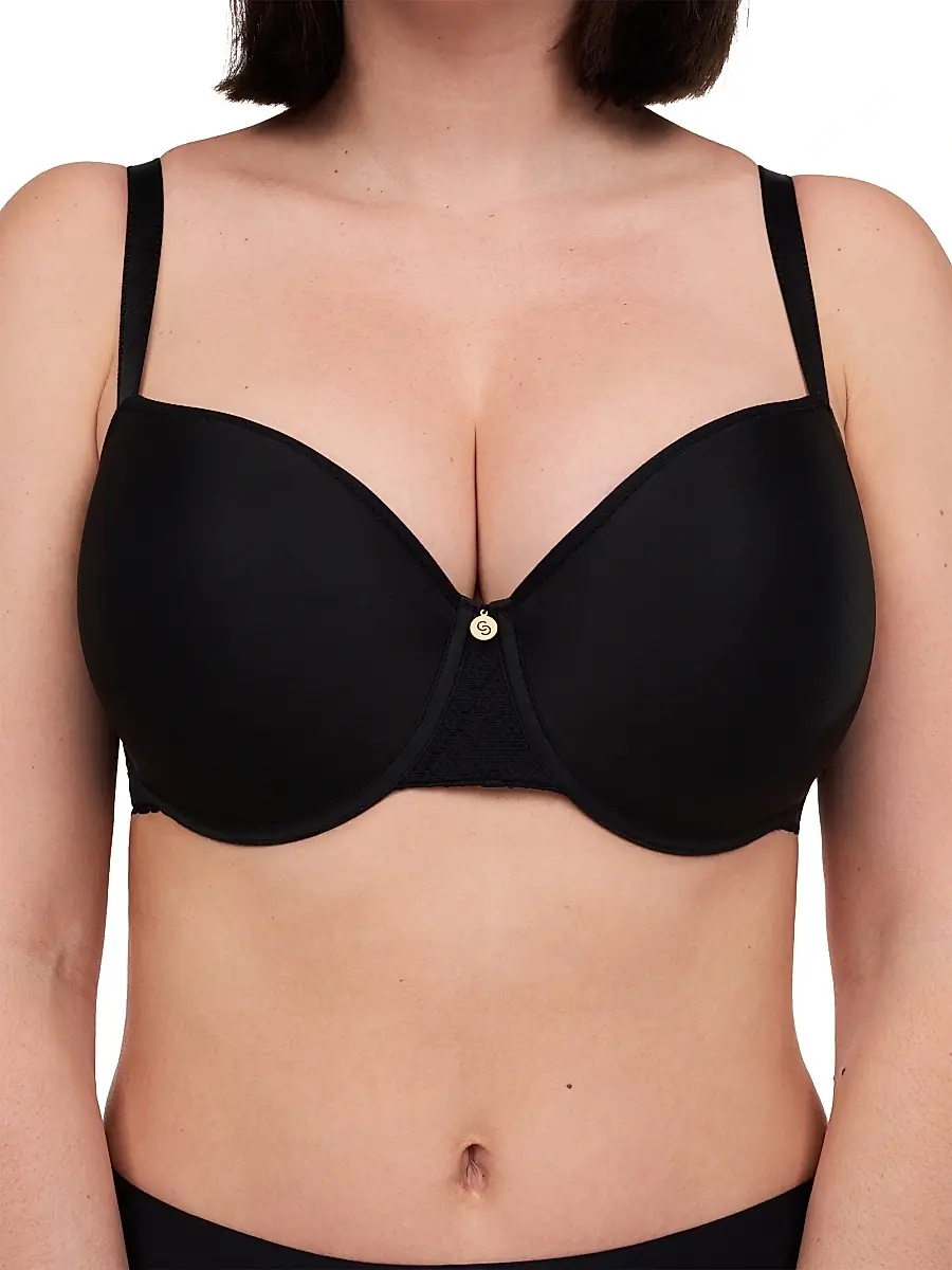 Chantelle Women's Lucie Stretch-Lace Memory Foam Demi Bra - Black | Thumbnail 5 Chantelle Women's Lucie Stretch-Lace Memory Foam Demi Bra - Black | Thumbnail 5