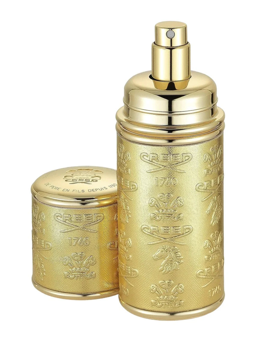 CREED Gold with Gold Trim Leather Deluxe Atomizer