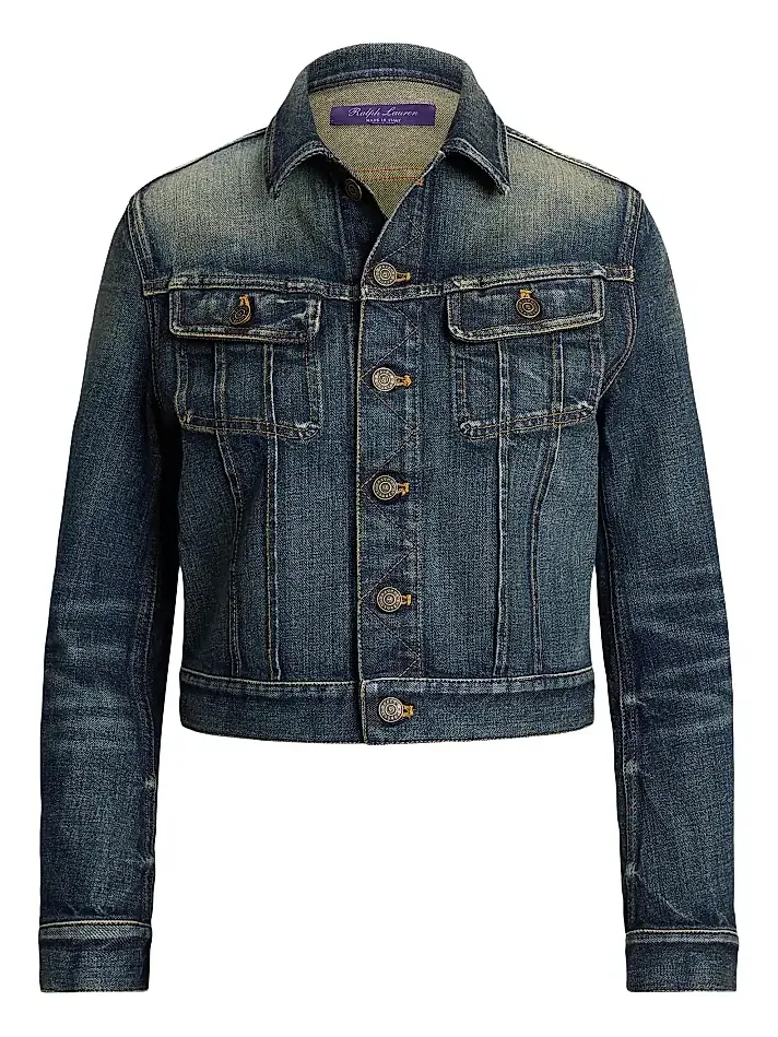 Women's Rigby Cropped Denim Trucker Jacket