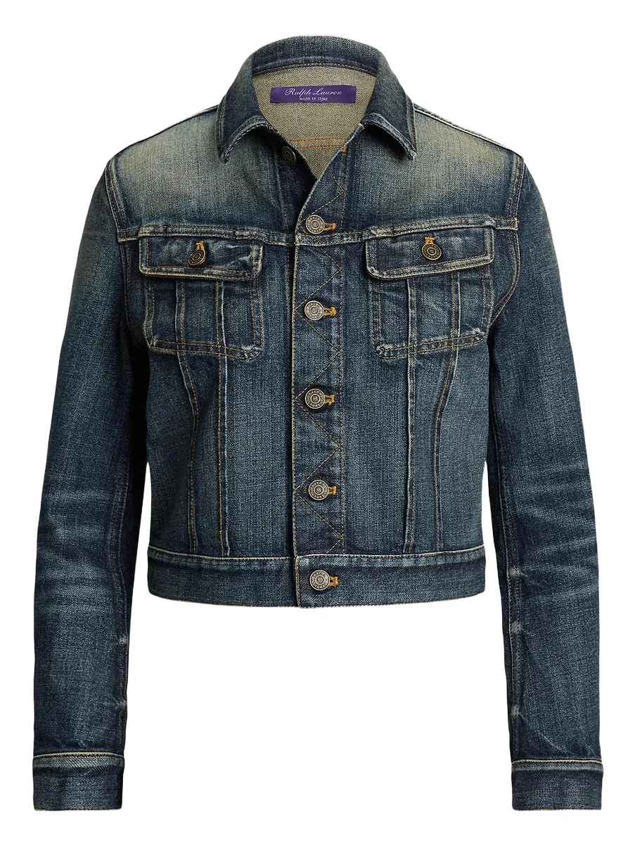 Women's Rigby Cropped Denim Trucker Jacket