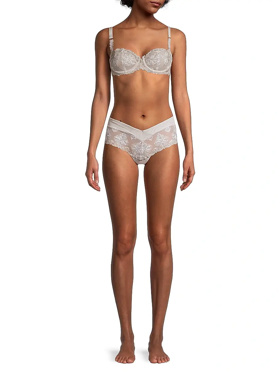 Chantelle Women's Champs Elysse Lace Embroidered Hipster | Thumbnail 2 Chantelle Women's Champs Elysse Lace Embroidered Hipster | Thumbnail 2