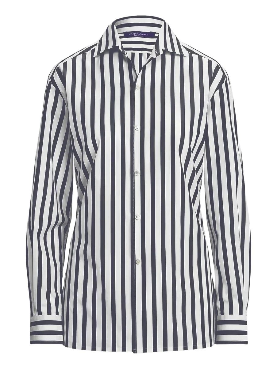 Ralph Lauren Collection Women's Capri Striped Button-Up Shirt