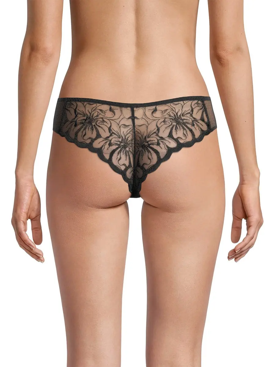Chantelle Women's Floral Lace Thong | Thumbnail 4