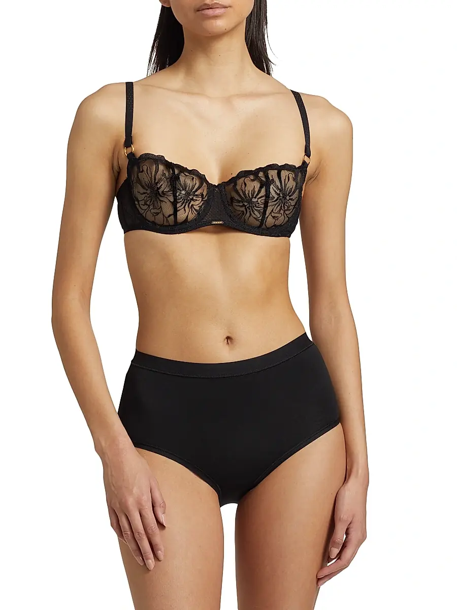 Chantelle Women's Fleur Demi Underwire Bra | Thumbnail 3 Chantelle Women's Fleur Demi Underwire Bra | Thumbnail 3
