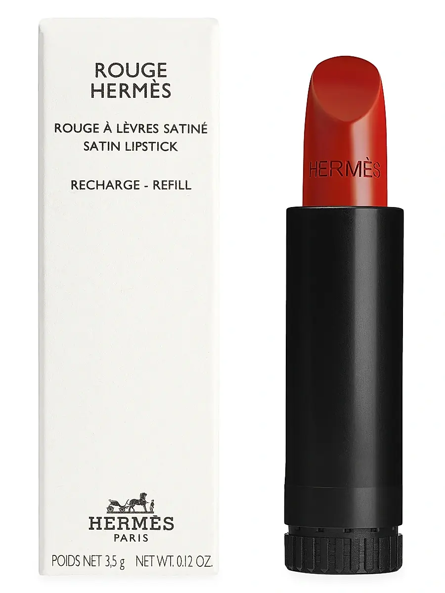 HERMÈS Women's Rouge Hermes Satin Lipstick Refill - 79 Rouge Erable | Image 1 HERMÈS Women's Rouge Hermes Satin Lipstick Refill - 79 Rouge Erable | Image 1