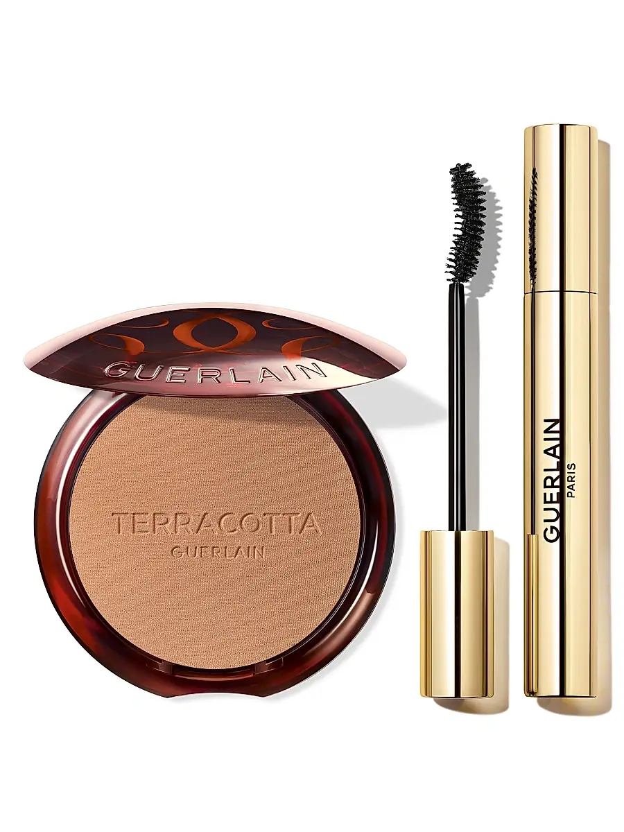 Women's Terracotta Bronzer & Mascara Set