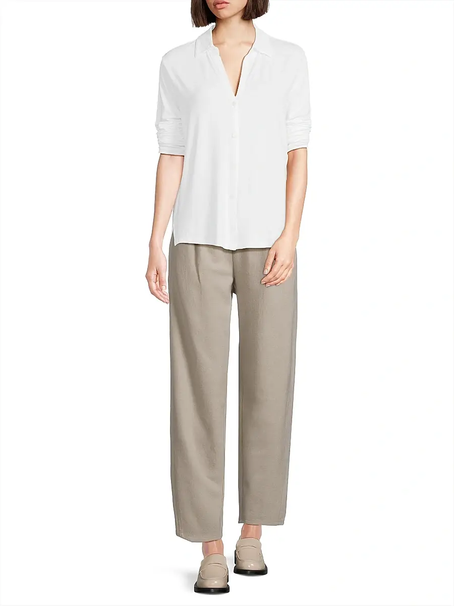 MAJESTIC FILATURES Women's Soft Touch Button-Up Shirt | Thumbnail 2 MAJESTIC FILATURES Women's Soft Touch Button-Up Shirt | Thumbnail 2