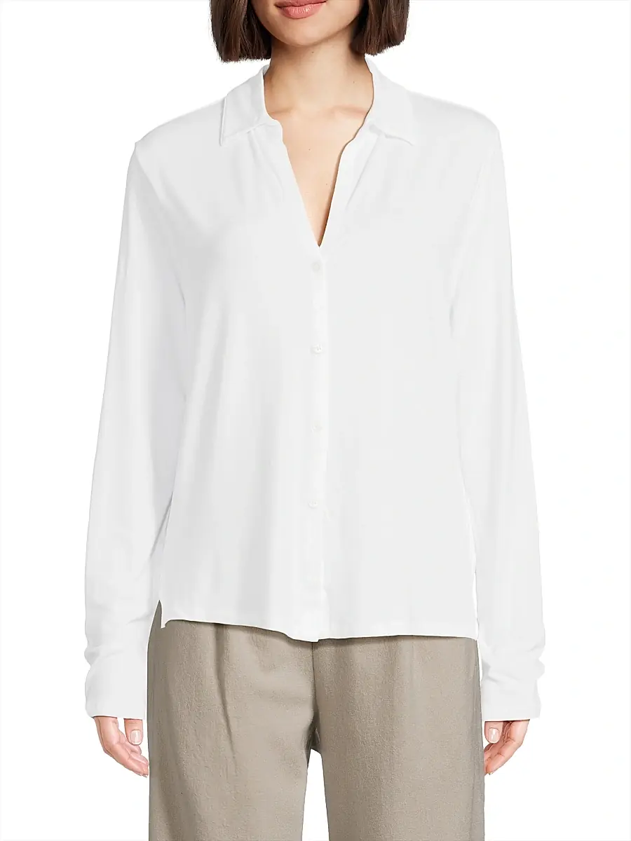 MAJESTIC FILATURES Women's Soft Touch Button-Up Shirt | Thumbnail 3 MAJESTIC FILATURES Women's Soft Touch Button-Up Shirt | Thumbnail 3