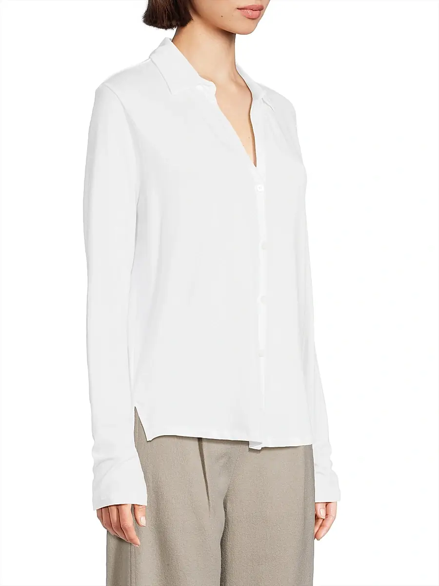 MAJESTIC FILATURES Women's Soft Touch Button-Up Shirt | Thumbnail 4 MAJESTIC FILATURES Women's Soft Touch Button-Up Shirt | Thumbnail 4