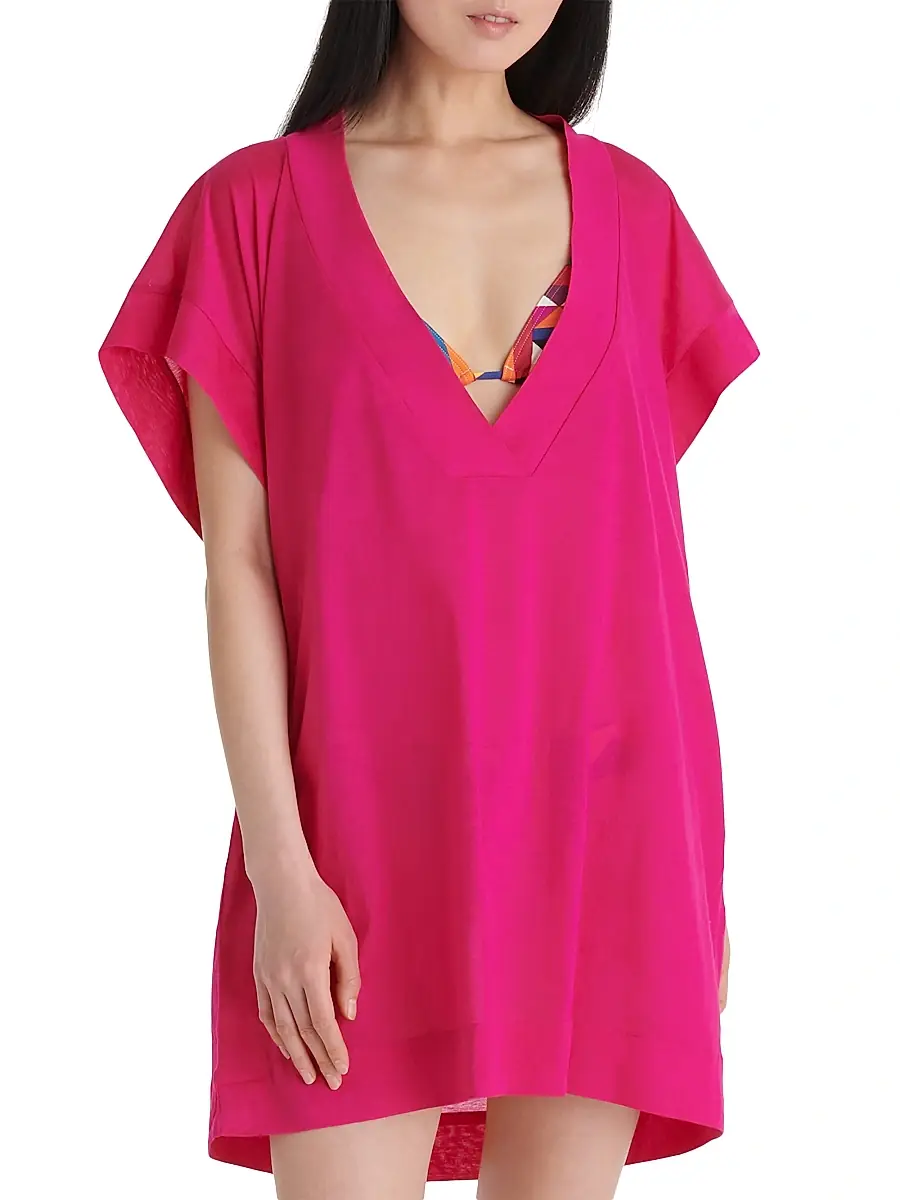 Eres Women's Renee Relaxed V-Neck Cover-Up | Thumbnail 3 Eres Women's Renee Relaxed V-Neck Cover-Up | Thumbnail 3
