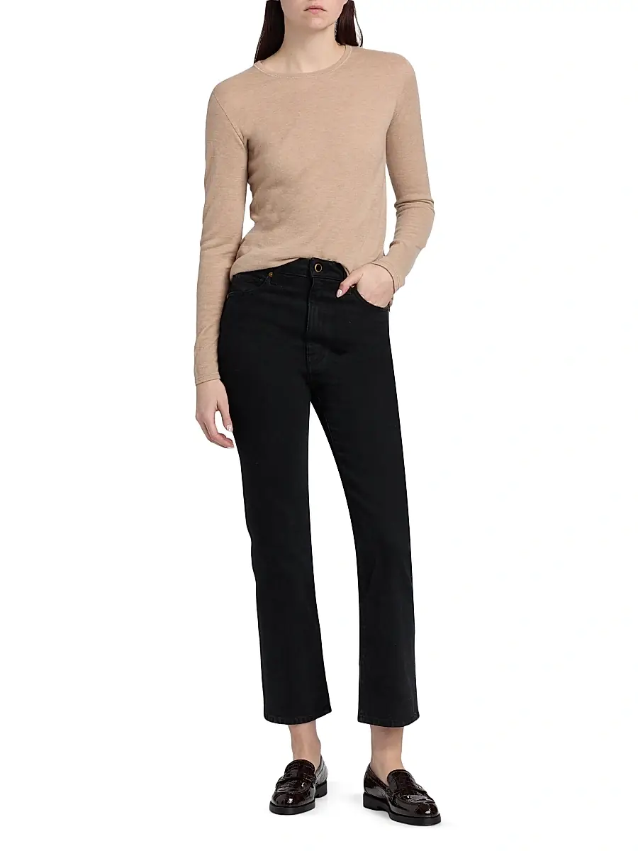 MAJESTIC FILATURES Women's Cashmere Crewneck Sweater | Thumbnail 2