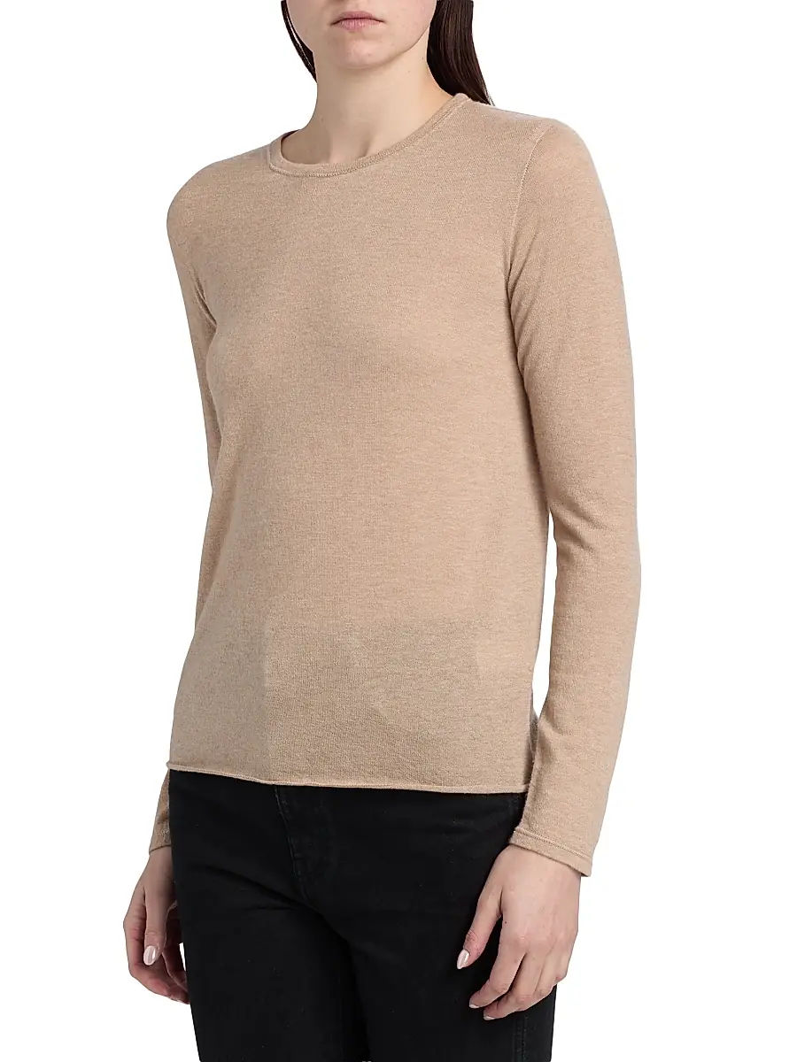 MAJESTIC FILATURES Women's Cashmere Crewneck Sweater | Thumbnail 4