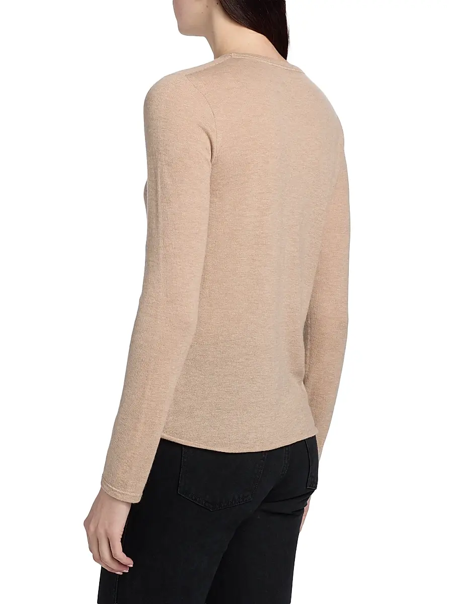 MAJESTIC FILATURES Women's Cashmere Crewneck Sweater | Thumbnail 5