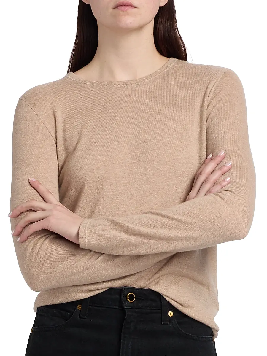 MAJESTIC FILATURES Women's Cashmere Crewneck Sweater | Thumbnail 6