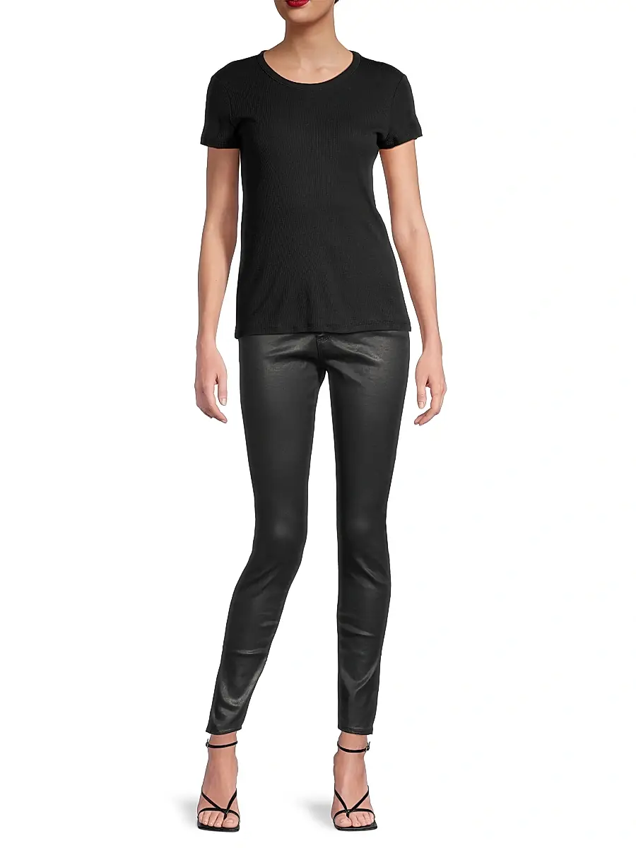 MAJESTIC FILATURES Women's Cotton-Blend Crewneck Short-Sleeve T-Shirt | Thumbnail 2 MAJESTIC FILATURES Women's Cotton-Blend Crewneck Short-Sleeve T-Shirt | Thumbnail 2