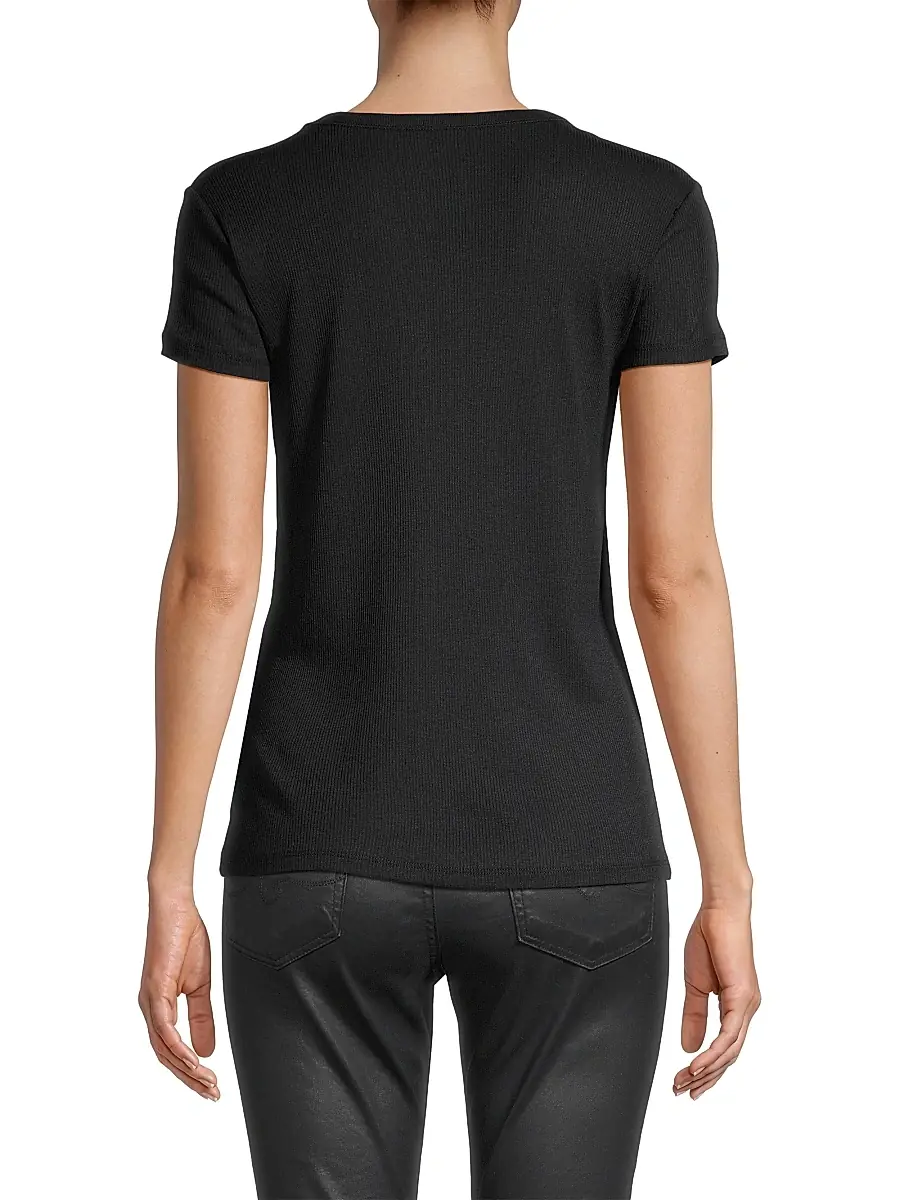 MAJESTIC FILATURES Women's Cotton-Blend Crewneck Short-Sleeve T-Shirt | Thumbnail 5 MAJESTIC FILATURES Women's Cotton-Blend Crewneck Short-Sleeve T-Shirt | Thumbnail 5