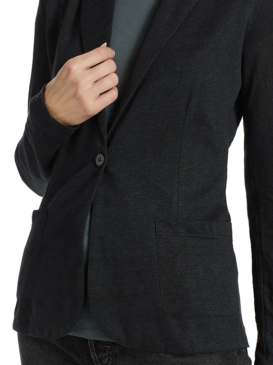 MAJESTIC FILATURES Women's Stretch Linen Blazer | Thumbnail 6 MAJESTIC FILATURES Women's Stretch Linen Blazer | Thumbnail 6