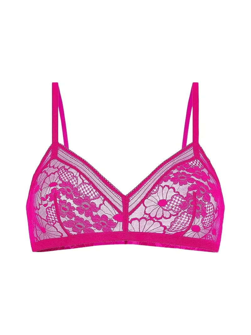 Women's Royal Lace Wireless Triangle Bralette