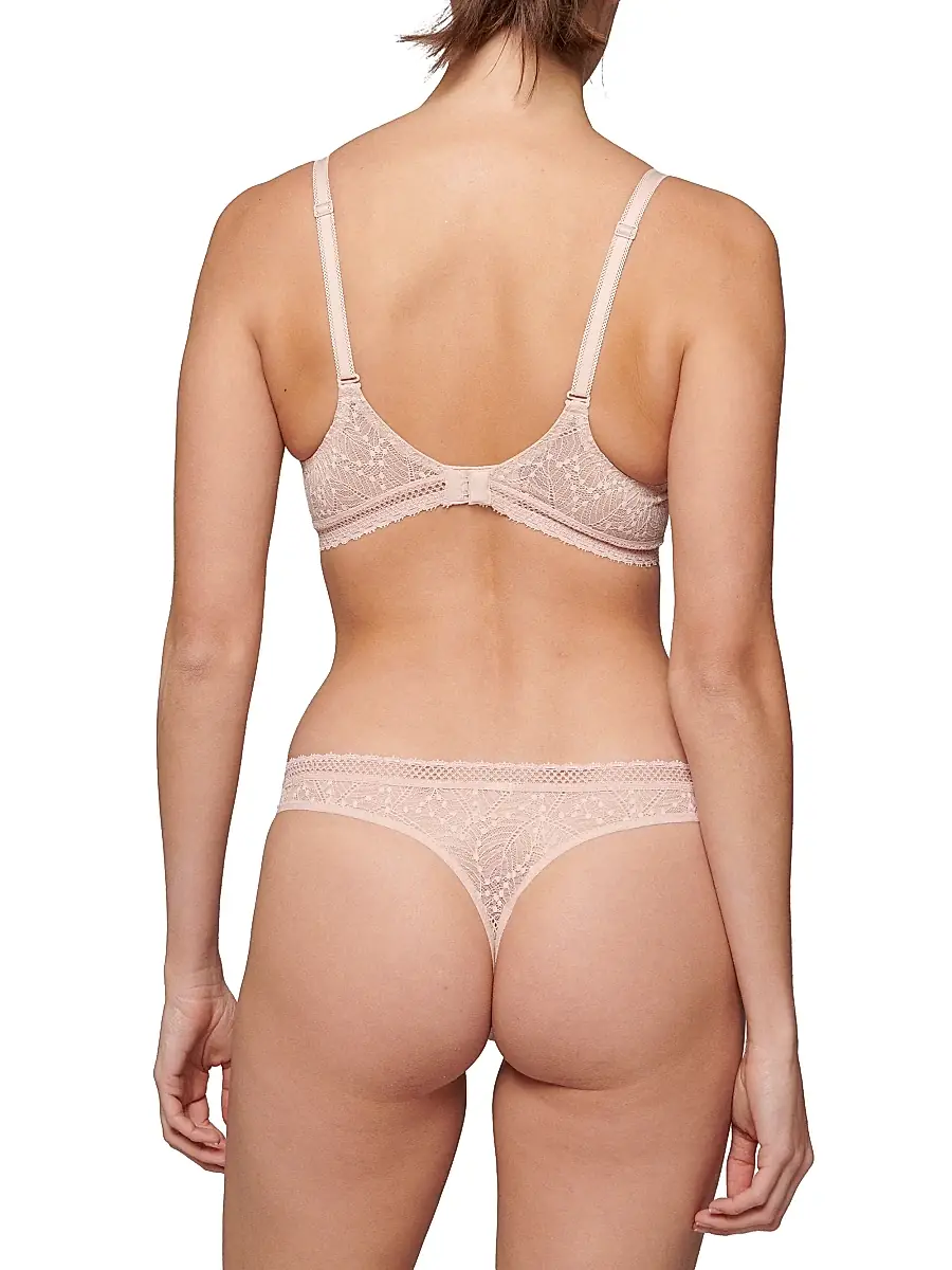 Simone Pérèle Women's Comete 3D Plunge Underwire Bra - Pink Sand | Thumbnail 5 Simone Pérèle Women's Comete 3D Plunge Underwire Bra - Pink Sand | Thumbnail 5