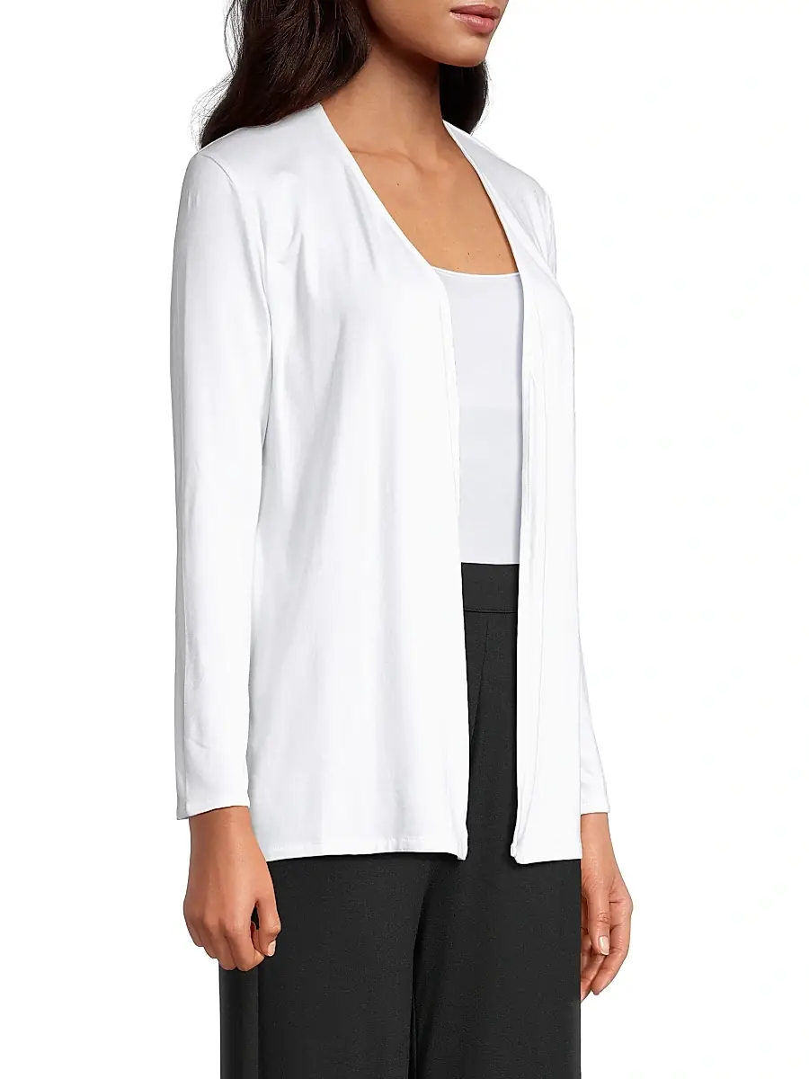 MAJESTIC FILATURES Women's Soft Touch Knit Open Cardigan | Thumbnail 4