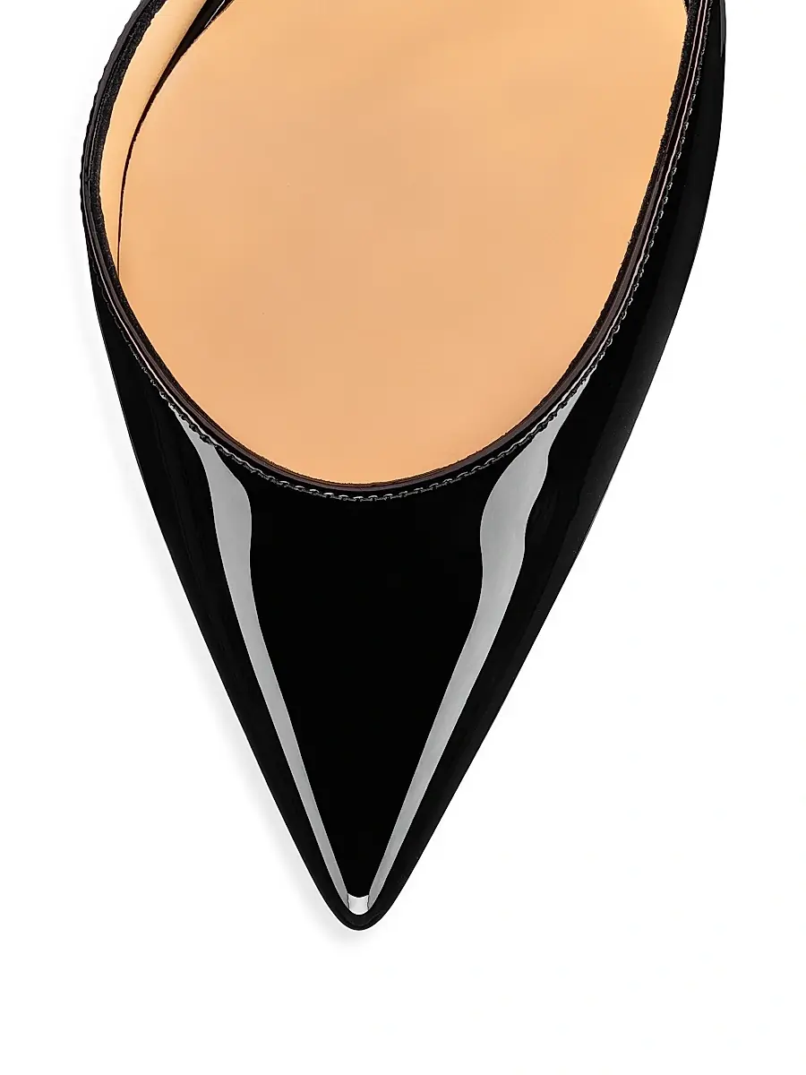 Christian Louboutin Women's Iriza 100MM Patent Leather Pumps - Beige | Thumbnail 11 Christian Louboutin Women's Iriza 100MM Patent Leather Pumps - Beige | Thumbnail 11