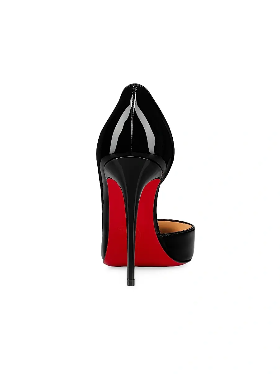 Christian Louboutin Women's Iriza 100MM Patent Leather Pumps - Beige | Thumbnail 10 Christian Louboutin Women's Iriza 100MM Patent Leather Pumps - Beige | Thumbnail 10