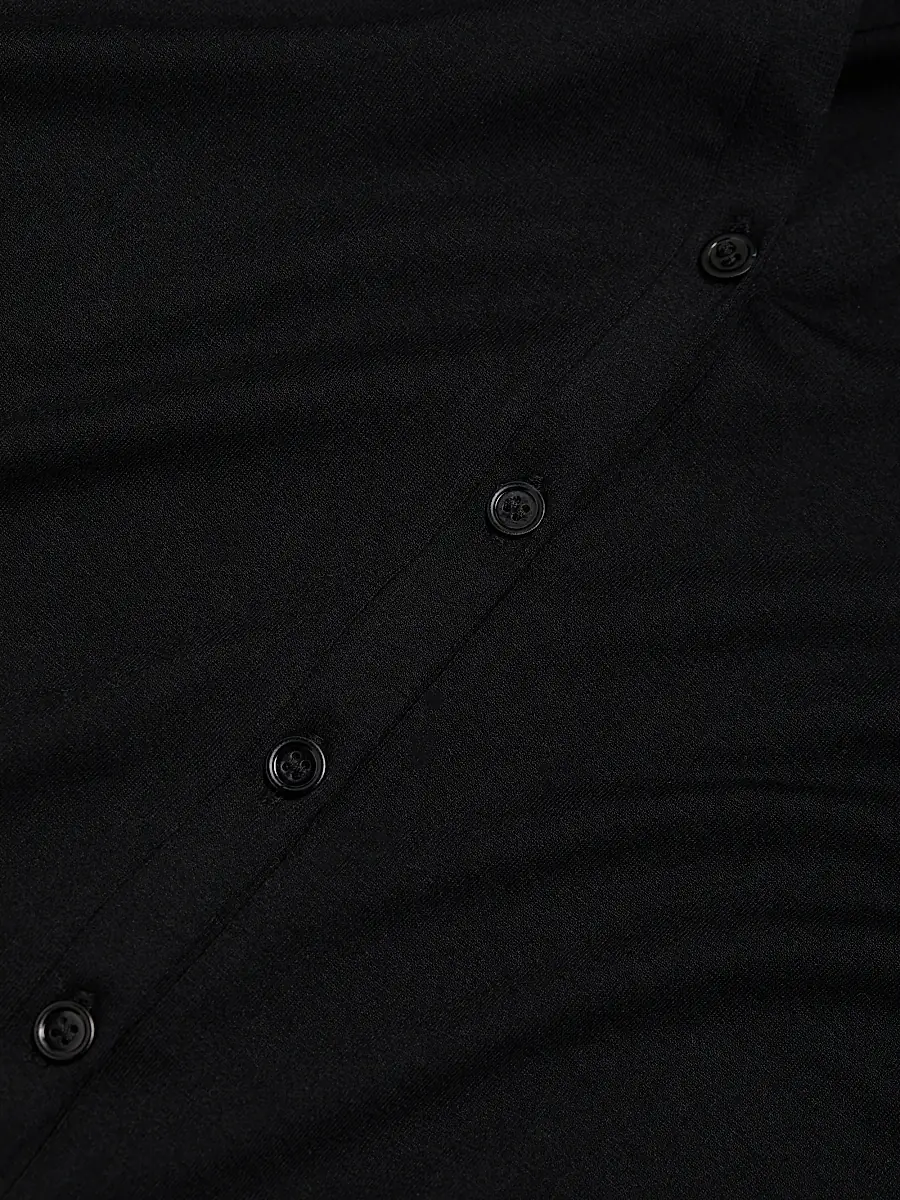 Majestic Filatures Women's Soft Touch V-Neck Cardigan - Noir | Thumbnail 7 Majestic Filatures Women's Soft Touch V-Neck Cardigan - Noir | Thumbnail 7