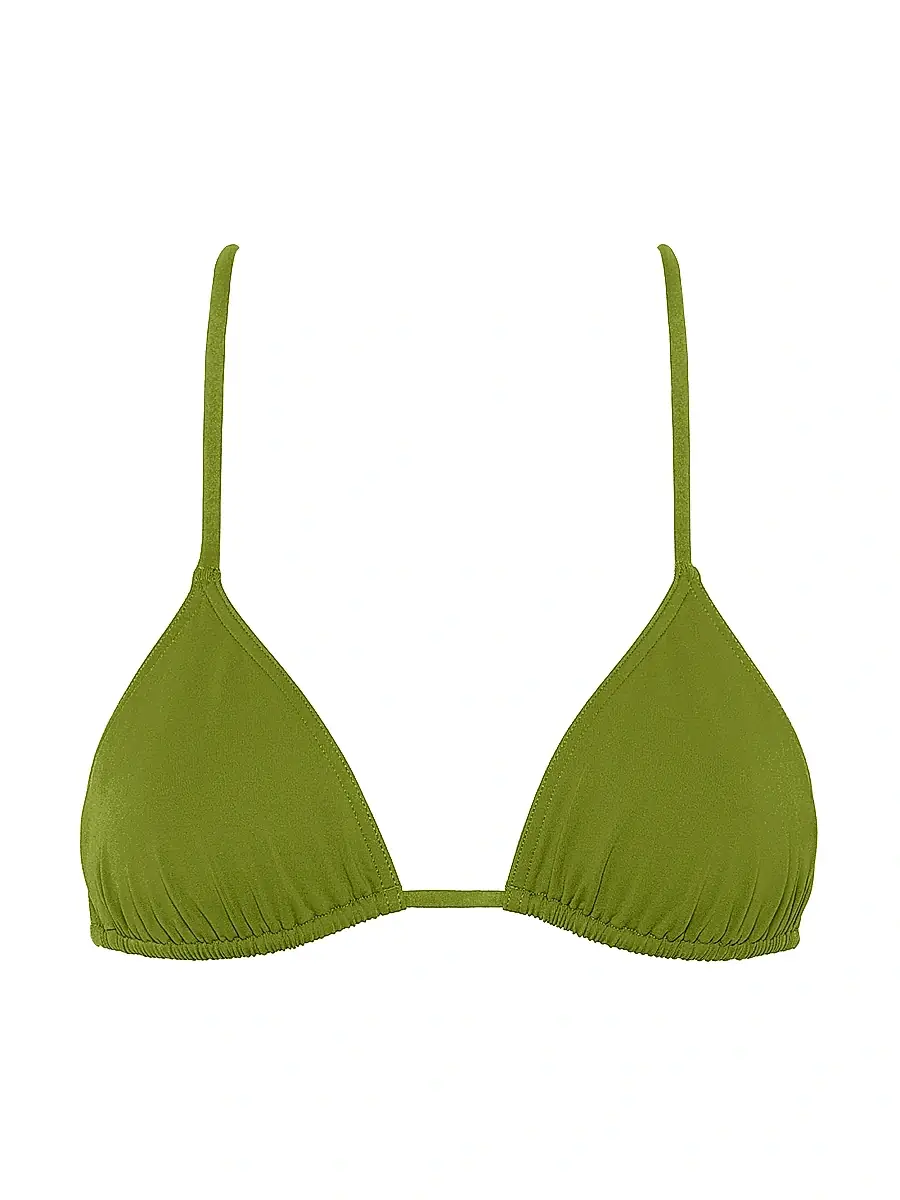 ERES Women's Mouna Triangle Bikini Top - Pistache | Thumbnail 3 ERES Women's Mouna Triangle Bikini Top - Pistache | Thumbnail 3