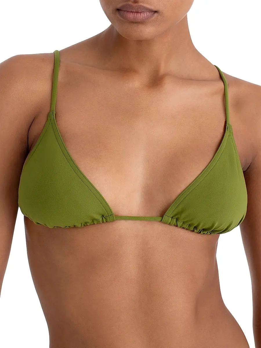 ERES Women's Mouna Triangle Bikini Top - Pistache | Thumbnail 6 ERES Women's Mouna Triangle Bikini Top - Pistache | Thumbnail 6