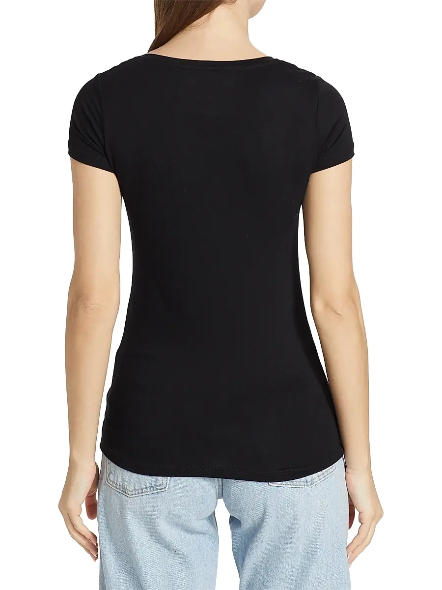 MAJESTIC FILATURES Women's Soft Touch V-Neck T-Shirt | Thumbnail 5
