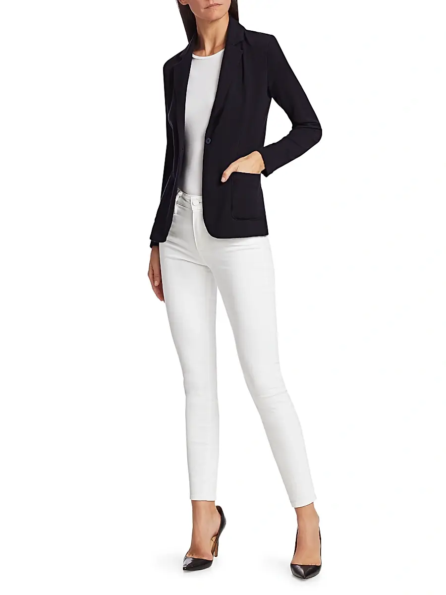 MAJESTIC FILATURES Women's Single Button Blazer | Thumbnail 2 MAJESTIC FILATURES Women's Single Button Blazer | Thumbnail 2