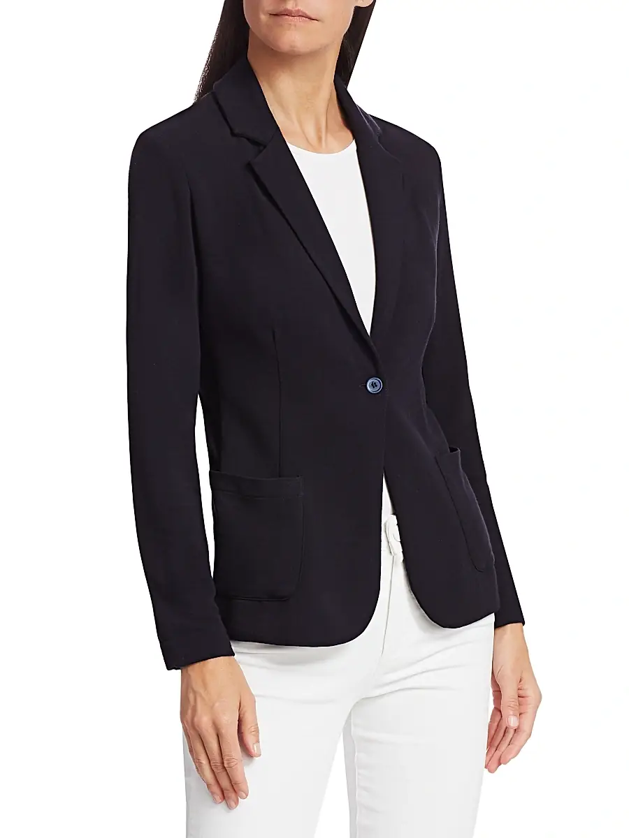 MAJESTIC FILATURES Women's Single Button Blazer | Thumbnail 4 MAJESTIC FILATURES Women's Single Button Blazer | Thumbnail 4