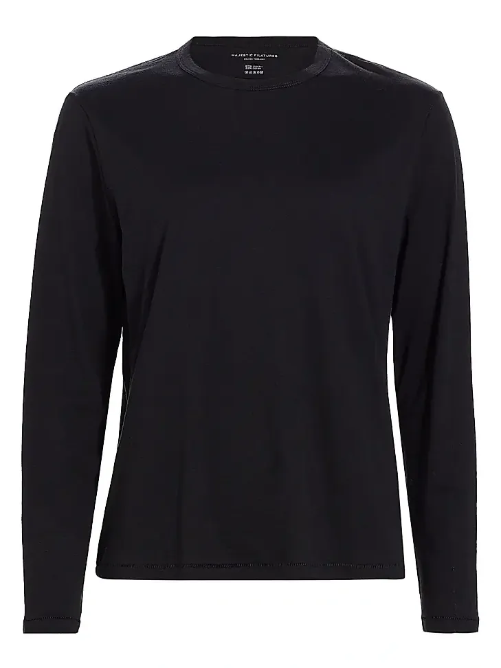 Women's Long-Sleeve Semi Relaxed Crewneck Top Women's Long-Sleeve Semi Relaxed Crewneck Top