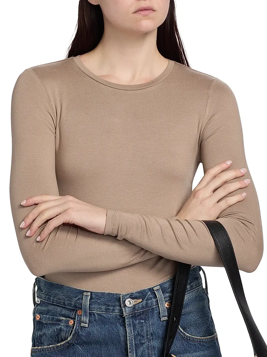 MAJESTIC FILATURES Women's Soft Touch Crewneck Long-Sleeve Top | Thumbnail 6 MAJESTIC FILATURES Women's Soft Touch Crewneck Long-Sleeve Top | Thumbnail 6