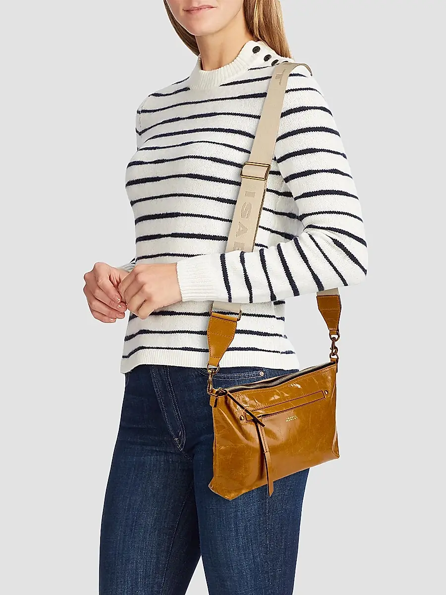 Isabel Marant Women's Nessah Leather Crossbody Bag - Honey | Thumbnail 2 Isabel Marant Women's Nessah Leather Crossbody Bag - Honey | Thumbnail 2