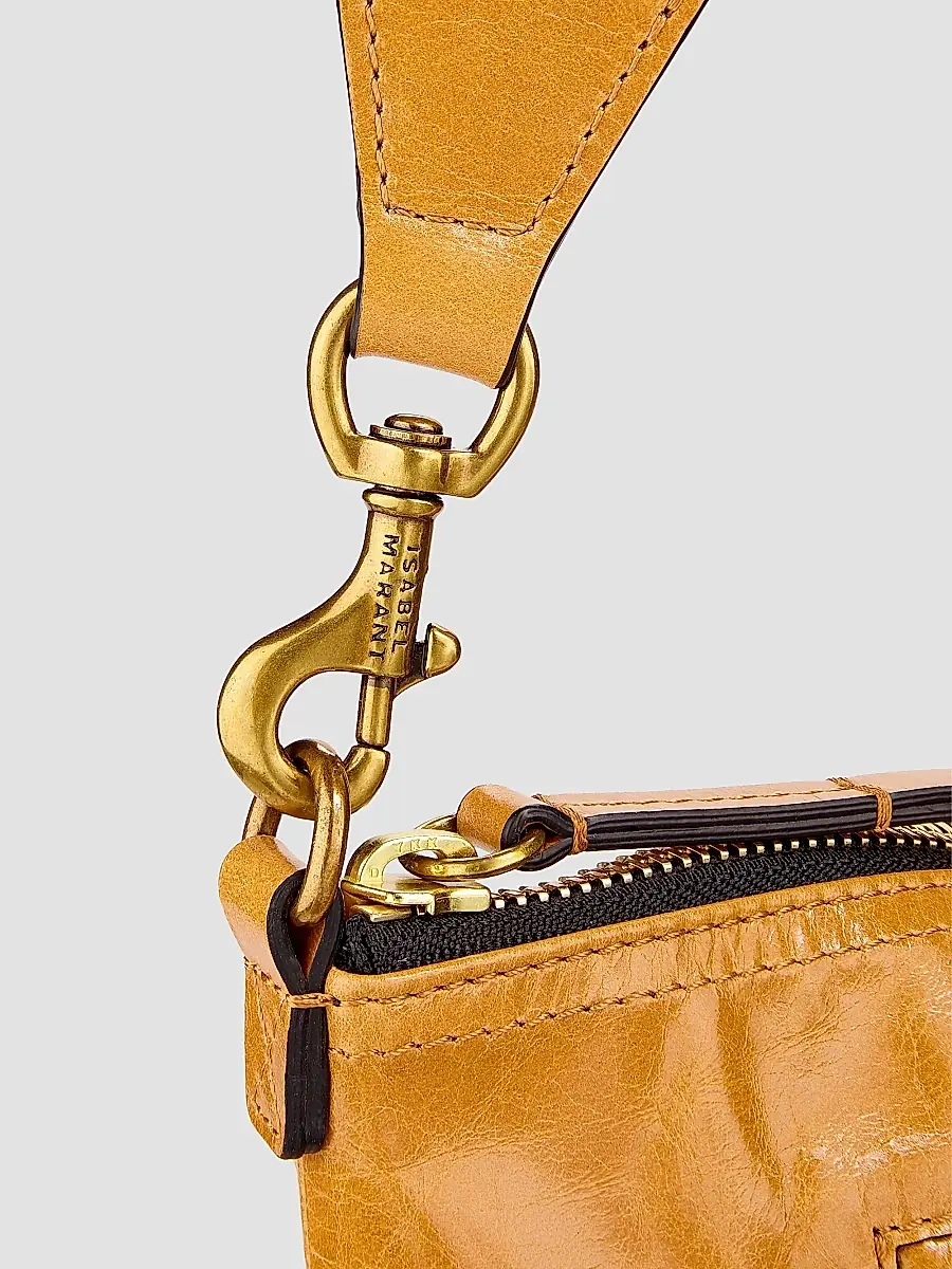 Isabel Marant Women's Nessah Leather Crossbody Bag - Honey | Thumbnail 6 Isabel Marant Women's Nessah Leather Crossbody Bag - Honey | Thumbnail 6