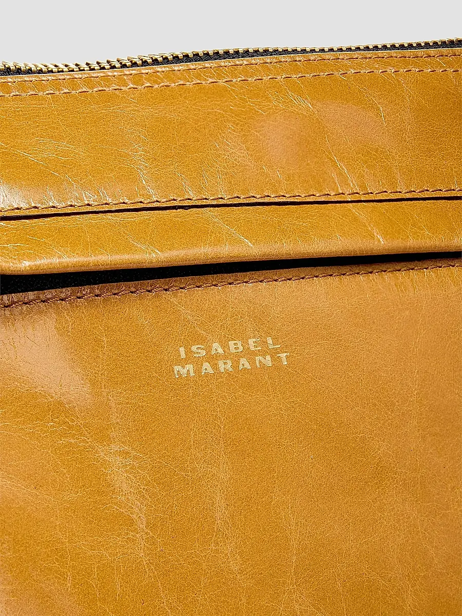 Isabel Marant Women's Nessah Leather Crossbody Bag - Honey | Thumbnail 7 Isabel Marant Women's Nessah Leather Crossbody Bag - Honey | Thumbnail 7