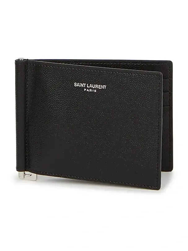 Men's Grain Leather Bifold Wallet