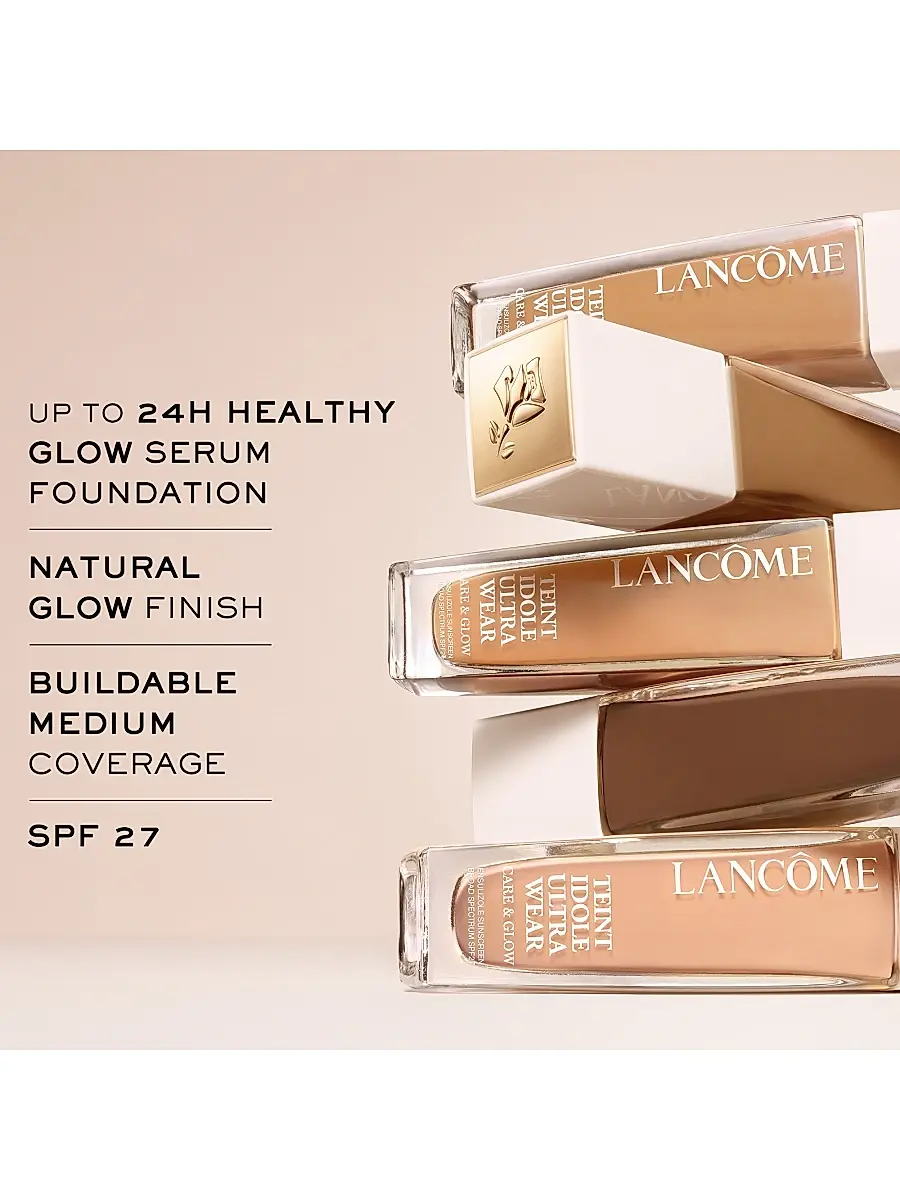 Lancôme Women's Teint Idole Ultra-Wear Care & Glow Serum Foundation | Thumbnail 4 Lancôme Women's Teint Idole Ultra-Wear Care & Glow Serum Foundation | Thumbnail 4