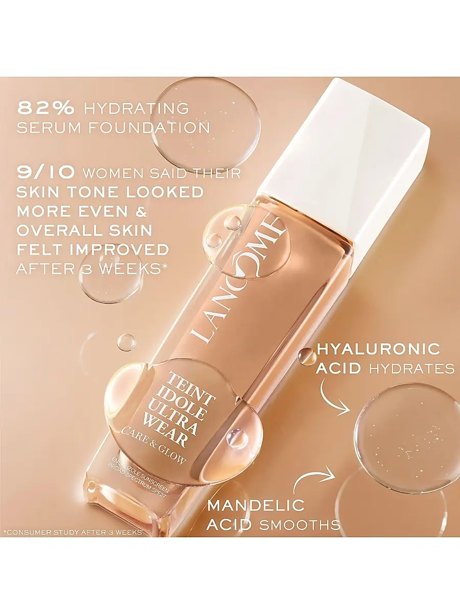 Lancôme Women's Teint Idole Ultra-Wear Care & Glow Serum Foundation | Thumbnail 5 Lancôme Women's Teint Idole Ultra-Wear Care & Glow Serum Foundation | Thumbnail 5
