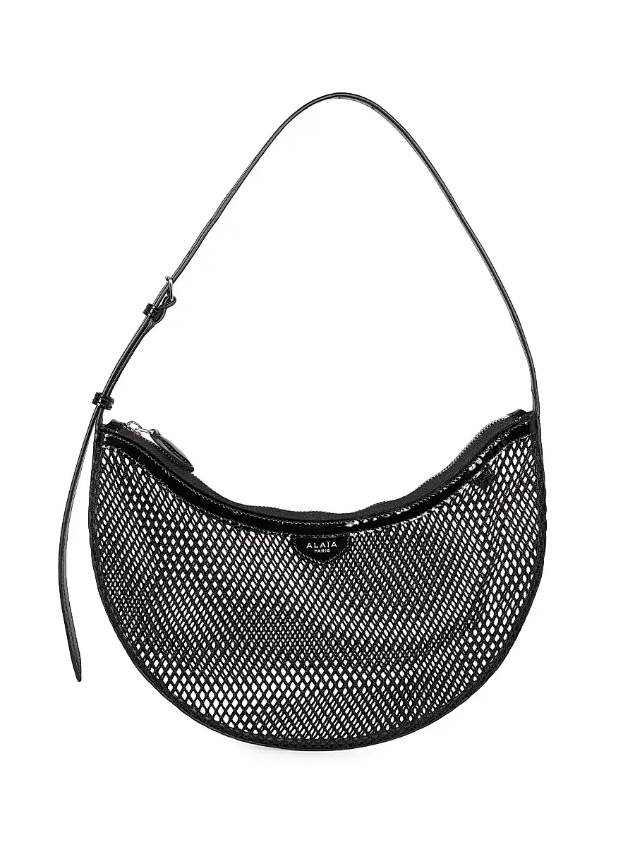 ALAIA Women's One Piece Demi Shoulder Bag - Noir | Image 1 ALAIA Women's One Piece Demi Shoulder Bag - Noir | Image 1