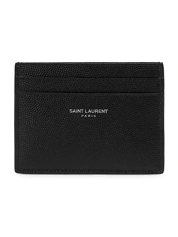 Men's Grain Leather Card Case