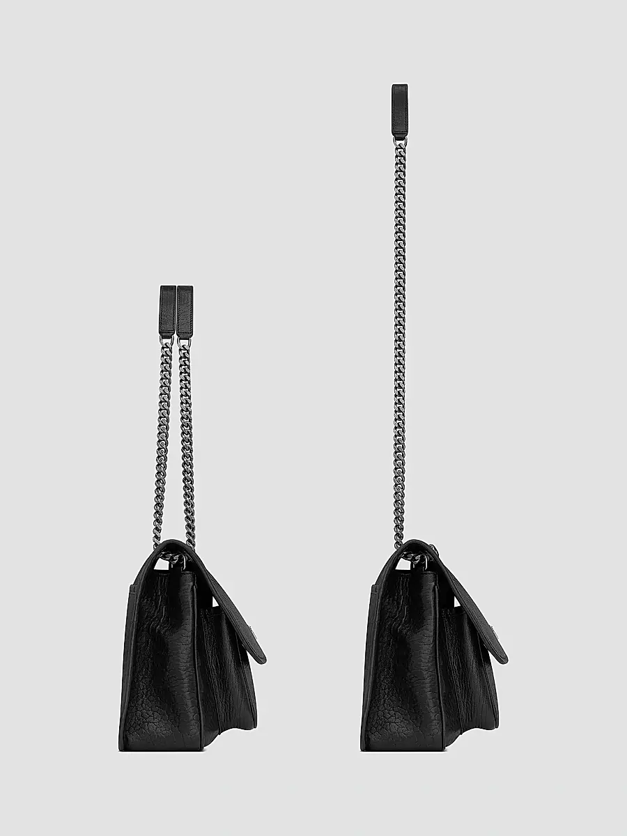 Saint Laurent Women's Niki in Grained Lambskin - Black | Thumbnail 4