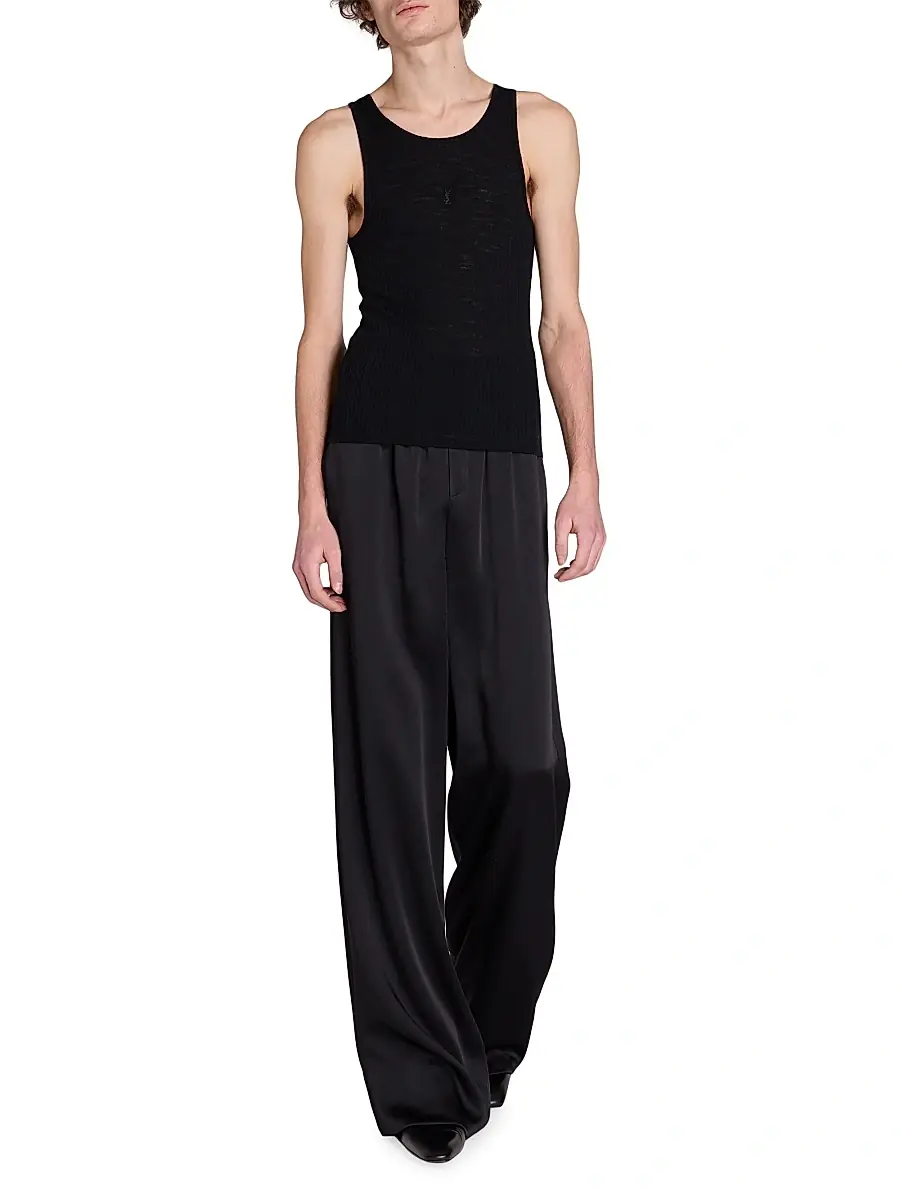 Saint Laurent Men's Cassandre Tank Top | Thumbnail 7